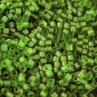 Delica 11/0 Beads - db1267 - Matte Transparent Olive 5.2g