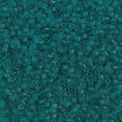 Delica 11/0 Beads - db1268 - Matte Transparent Caribbean Teal 5.2g