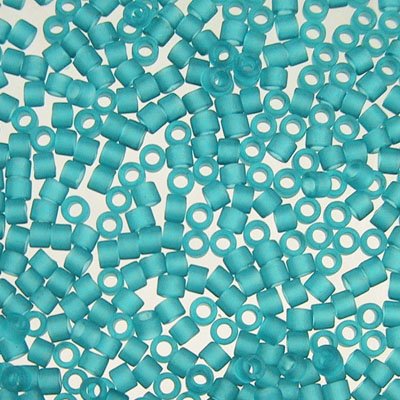 Delica 11/0 Beads - db1268 - Matte Transparent Caribbean Teal 5.2g