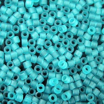 Delica 11/0 Beads - db1268 - Matte Transparent Caribbean Teal 5.2g