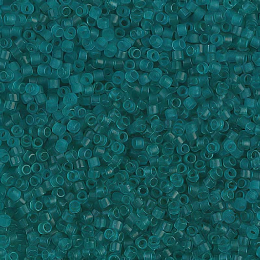 Delica Beads 11/0 - db1268b - Matte Transparent Caribbean Teal 50g