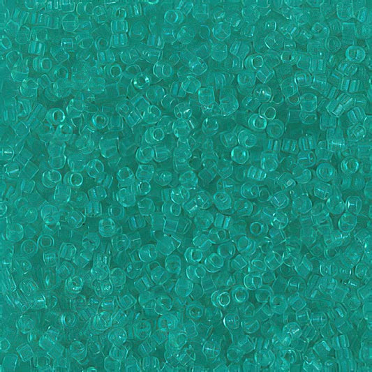 Delica Beads 11/0 - db1304b - Transparent Dark Green Mint 50g