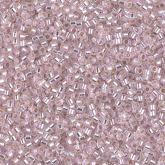 Delica 11/0 Beads - db1335 - Silver Lined Dyed Wild Rose 5.2g