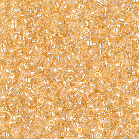 Delica 11/0 Beads - db1478 - Transparent Pale Apricot Luster 5.2g