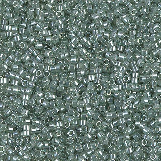 Delica Beads 11/0 - db1484b - Transparent Light Green Moss Luster 50g