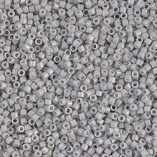 Delica Beads 11/0 - db1498b - Opaque Light Grey Smoke 50g