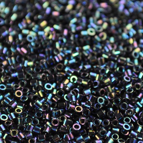 Delica Beads 15/0 - db15-0005b - Black AB 50g
