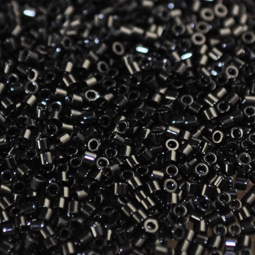 Delica 15/0 Beads - db15-0010 - Black 5.2g