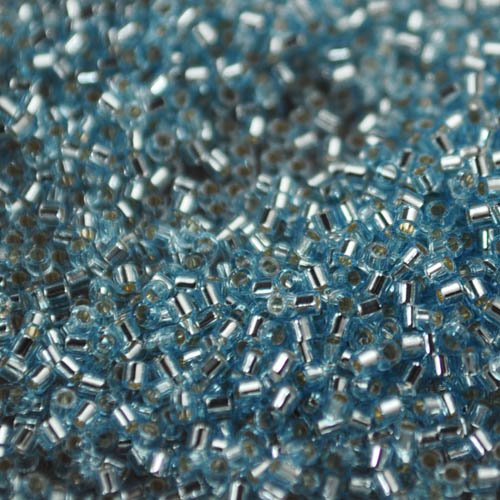 Delica 15/0 Beads - db15-0044 - Silver lined Aqua 5g