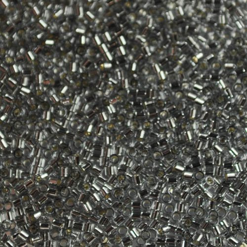 Delica 15/0 Beads - db15-0048 - Silver Lined Grey 5.2g