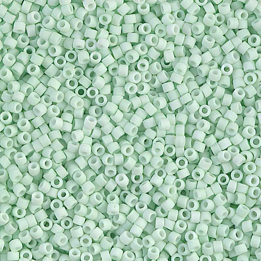 Delica 11/0 Beads - db1516 - Matte Opaque Light Green Mint 5.2g