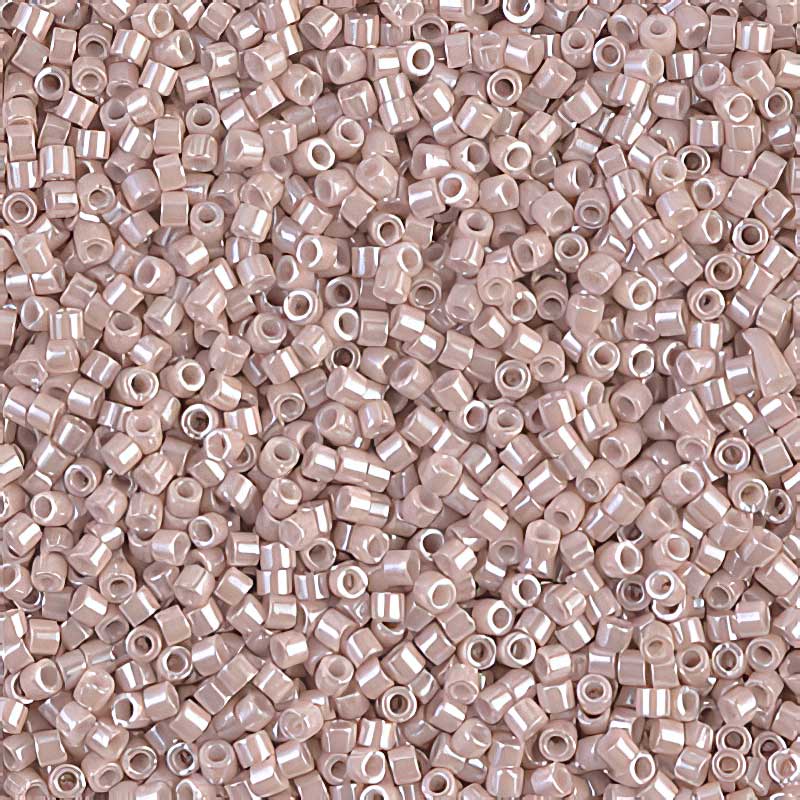 Delica Beads 11/0 - db1535b - Opaque Pink Champagne Ceylon 50g