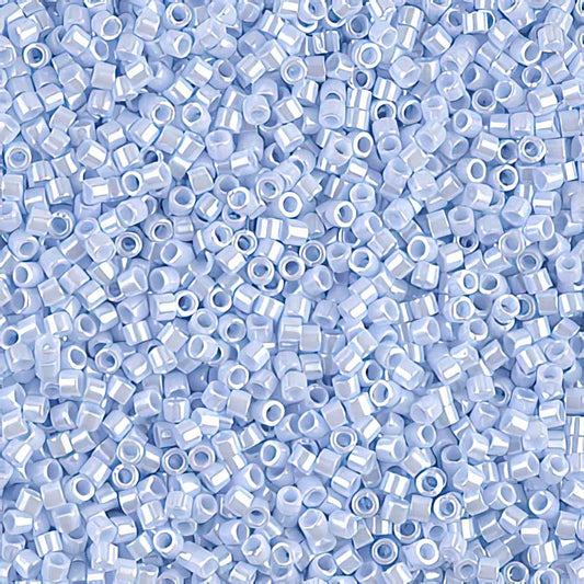 Delica 11/0 Beads - db1537 - Opaque Light Blue Sky Ceylon 5.2g