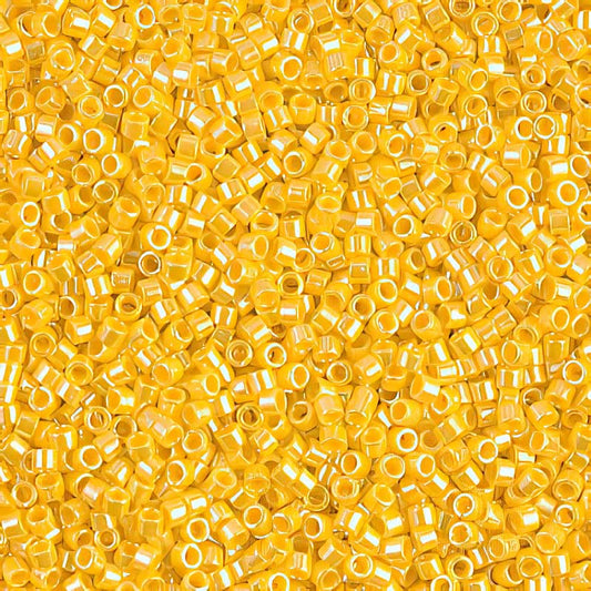 Delica Beads 11/0 - db1562b - Opaque Yellow Canary Luster 50g