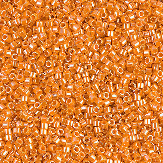 Delica Beads 11/0 - db1563b - Opaque Orange Mandarin Luster 50g
