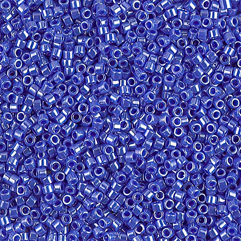 Delica Beads 11/0 - db1569b - Opaque Blue Sapphos Luster 50g