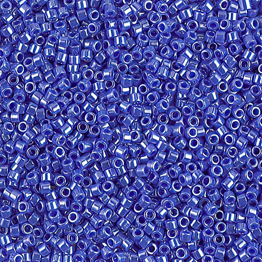 Delica Beads 11/0 - db1569b - Opaque Blue Sapphos Luster 50g