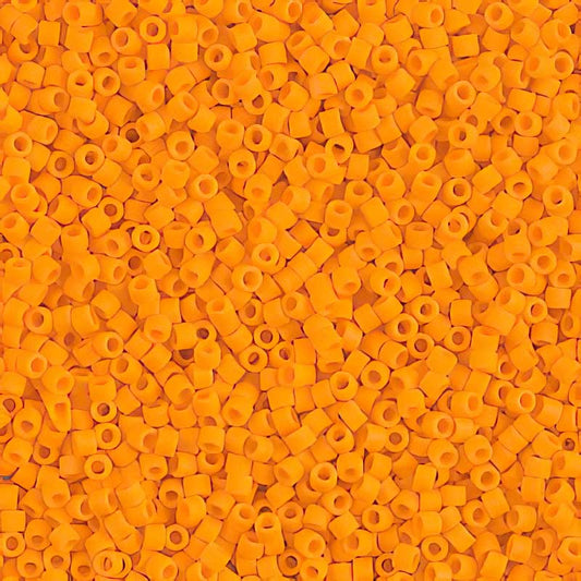 Delica Beads 11/0 - db1583b - Matte Opaque Orange Mandarin 50g