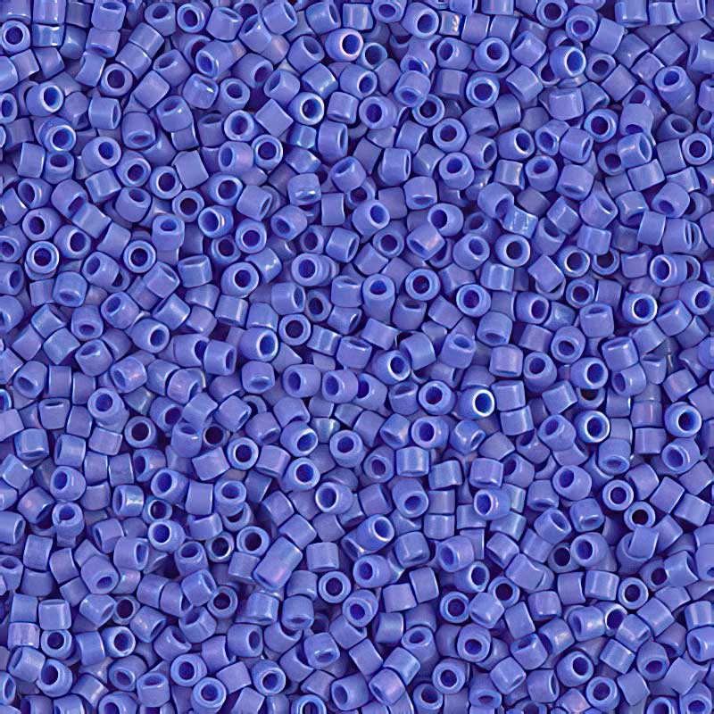 Delica 11/0 Beads - db1597 - Matte Opaque Blue Sapphos AB 5g
