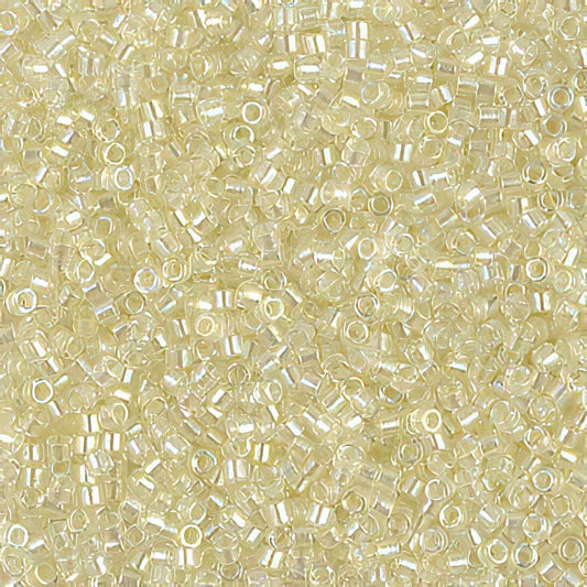 Delica 11/0 Beads - db1676 - Pearl Lined Pale Yellow AB 5g