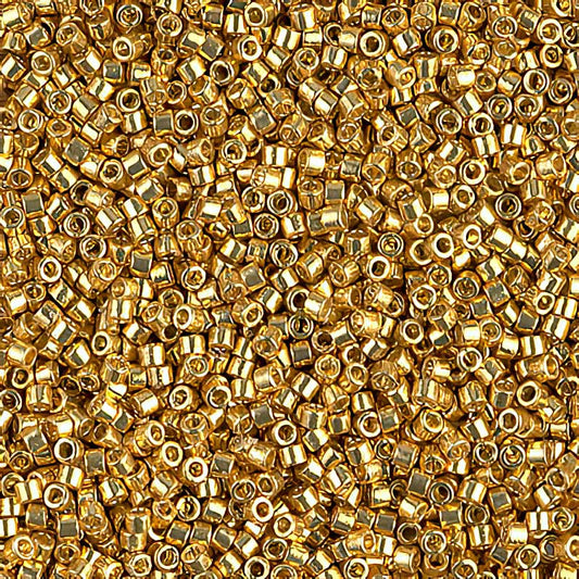 Delica Beads 11/0 - db1832b - Galvanized Bright Gold [Duracoat] 50g