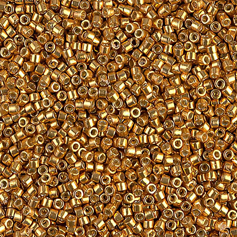 Delica Beads 11/0 - db1833b - Galvanized Dark Gold [Duracoat] 50g