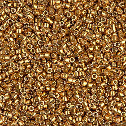 Delica Beads 11/0 - db1833b - Galvanized Dark Gold [Duracoat] 50g