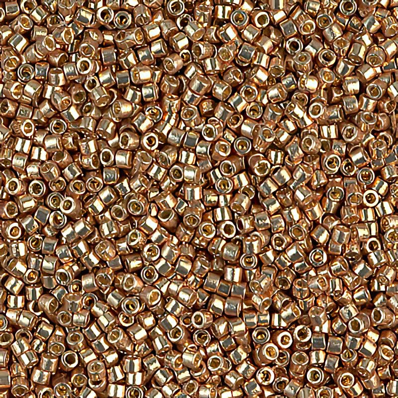 Delica Beads 11/0 - db1834b - Galvanized Champagne Gold [Duracoat] 50g