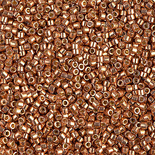 Delica 11/0 Beads - db1836 - Galvanized Red Gold [Duracoat] 5.2g