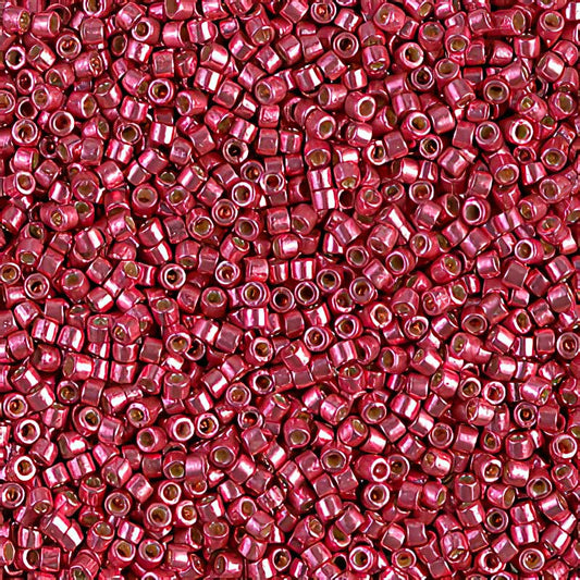 Delica 11/0 Beads - db1841 - Galvanized Electric Cranberry [Duracoat] 5.2g