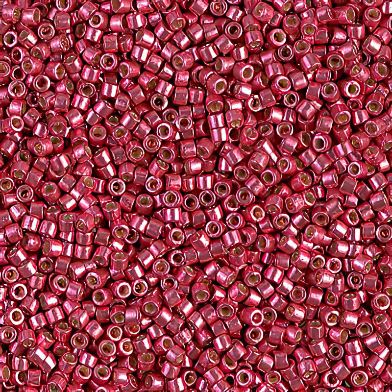 Delica Beads 11/0 - db1841b - Galvanized Electric Cranberry [Duracoat] 50g