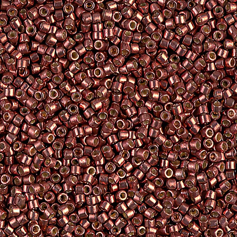 Delica Beads 11/0 - db1842b - Galvanized Dark Copper [Duracoat] 50g