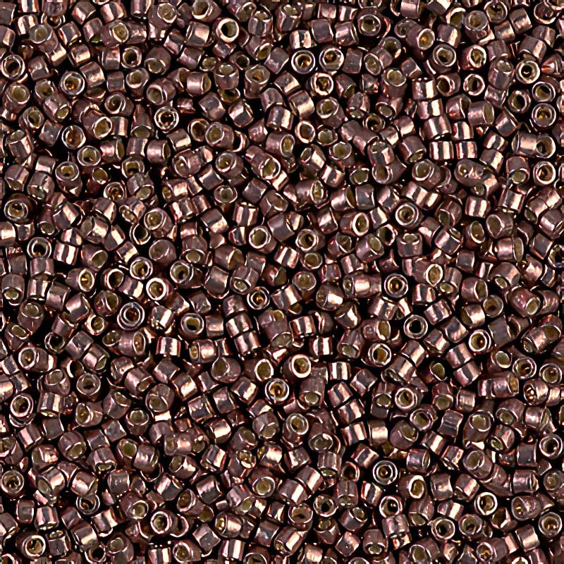 Delica 11/0 Beads - db1843 - Galvanized Chocolate Bronze [Duracoat] 5.2g
