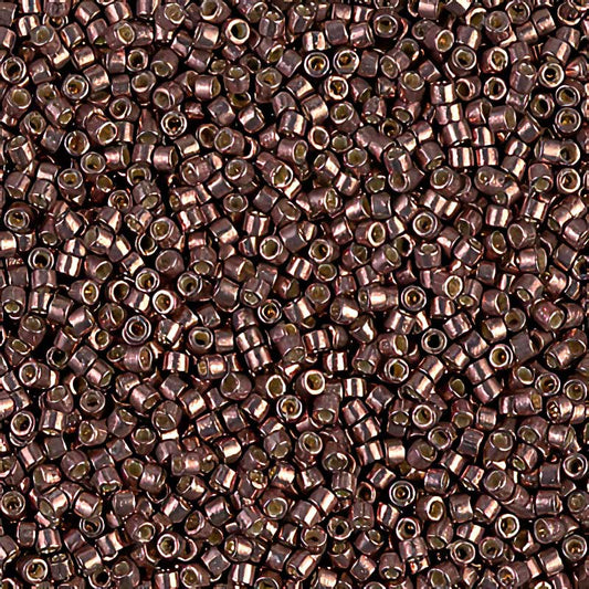 Delica 11/0 Beads - db1843 - Galvanized Chocolate Bronze [Duracoat] 5.2g