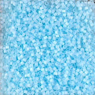 Delica Beads 11/0 - db1859b - Silk Inside Dyed Frozen Blue 50g