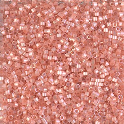 Delica Beads 11/0 - db1863b - Silk Inside Dyed Cinnamon AB 50g