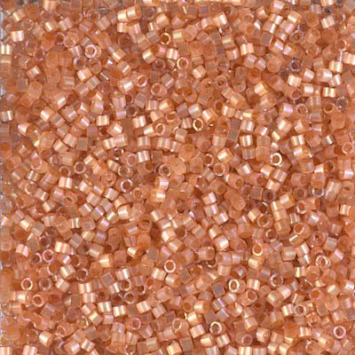 Delica Beads 11/0 - db1864b - Silk Inside Dyed Topaz AB 50g