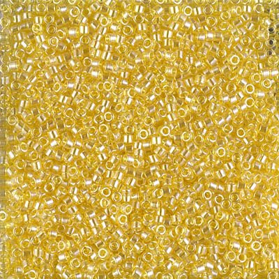 Delica Beads 11/0 - db1886b - Transparent Yellow Luster 50g