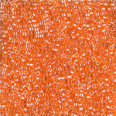 Delica Beads 11/0 - db1887b - Transparent Orange Luster 50g