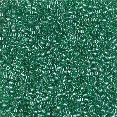 Delica Beads 11/0 - db1889b - Transparent Green Luster 50g