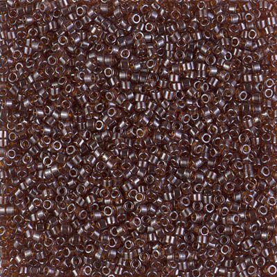 Delica Beads 11/0 - db1891b - Transparent Dark Topaz Luster 50g