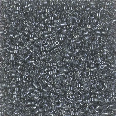 Delica 11/0 Beads - db1897 - Transparent Gray Luster 7.1g