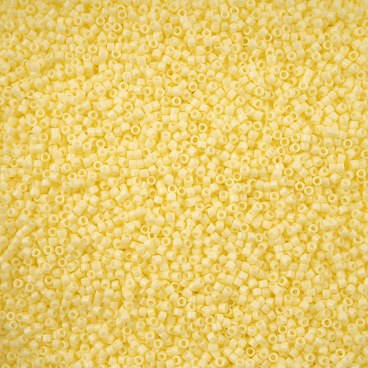 Delica 11/0 Beads - db2101 - Opaque Light Lemon Ice [Duracoat] 5.2g