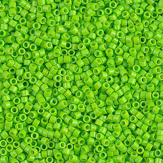 Delica Beads 11/0 - db2121b - Neon Green [Duracoat] 50g