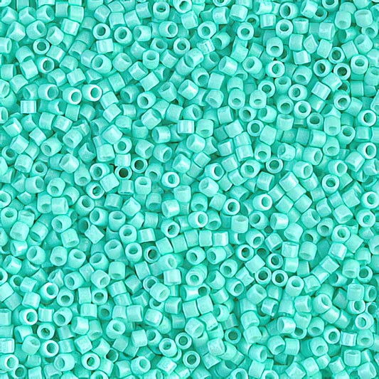 Delica 11/0 Beads - db2122 - Pale Amazon Green [Duracoat] 5.2g