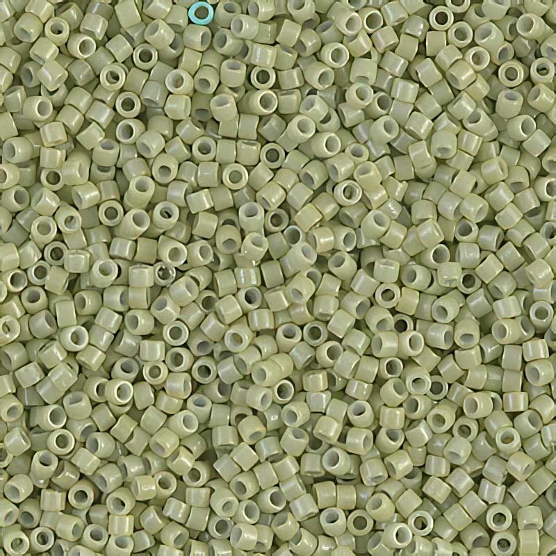 Delica Beads 11/0 - db2123b - Green Fennel [Duracoat] 50g