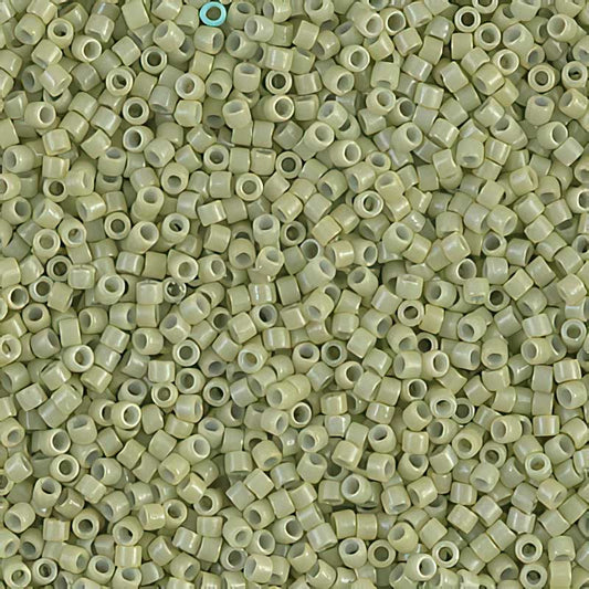 Delica Beads 11/0 - db2123b - Green Fennel [Duracoat] 50g