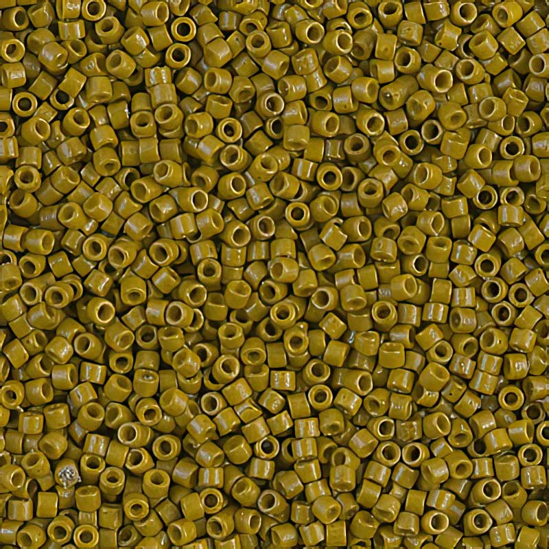 Delica Beads 11/0 - db2141b - Mustard Pickle [Duracoat] 50g