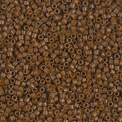 Delica 11/0 Beads - db2142 - Opaque Cognac [Duracoat] 5g