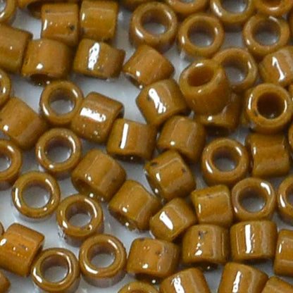 Delica 11/0 Beads - db2142 - Opaque Cognac [Duracoat] 5g